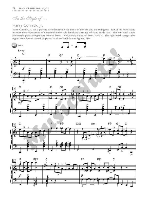 Alfred's Teach Yourself to Play Jazz at the Keyboard (with CD) - Image 6