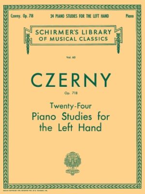 Czerny Op. 718 - Twenty-Four Piano Studies for the Left Hand