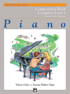 Alfred's Basic Piano Library Composition Book Complete Level 1