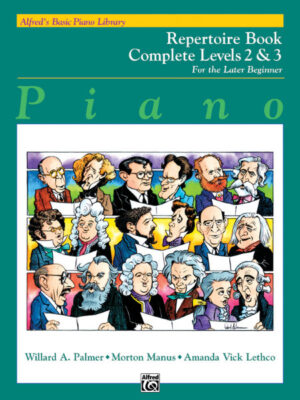 Alfred's Basic Piano Library Repertoire Book Complete Levels 2 & 3