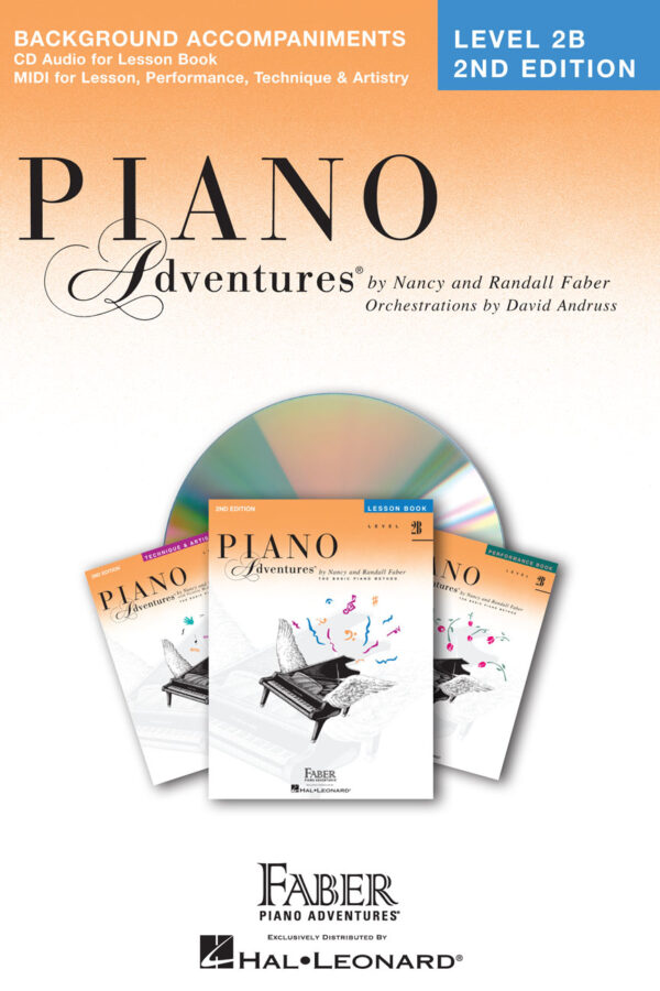 Piano Adventures Background Accompaniments Level 2B - Image 1