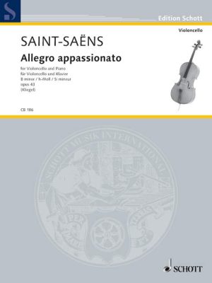Saint-Saëns: Allegro appassionato for Violoncello and Piano B minor opus 43