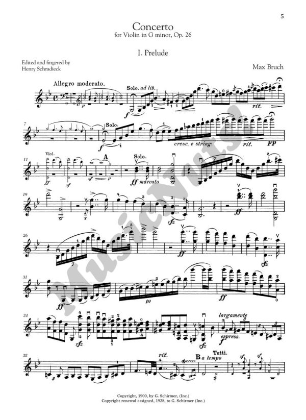 Bruch, Mendelssohn, Tchaikovsky - Three Romantic Violin Concertos for Violin and Piano - Image 3