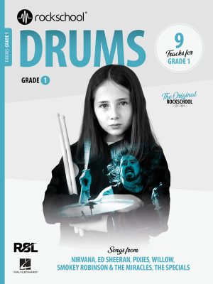 Rockschool Drums Grade 1 from 2024 (with Audio)